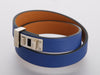 Hermès Mini Bleu Electrique Swift Dog Bracelet