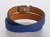 Hermès Mini Bleu Electrique Swift Dog Bracelet