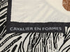 Hermès Cavalier en Formes Cashmere Silk Shawl 140cm