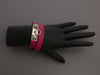 Hermès Purple Swift Rivale Double Tour Bracelet