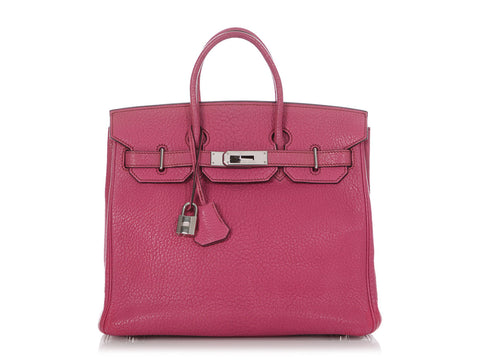 Hermès’ Fuchsia Chèvre HAC Birkin 28