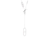 Hermès Sterling Silver Ever Chaine d’Ancre Lariat Necklace