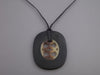 Hermès Horn and Black Lacquer Lift Necklace