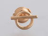 Hermès 18K Rose Gold Echappee Earrings