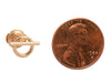 Hermès 18K Rose Gold Echappee Earrings