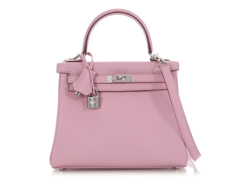 Hermès Mauve Sylvestre Swift Kelly 25