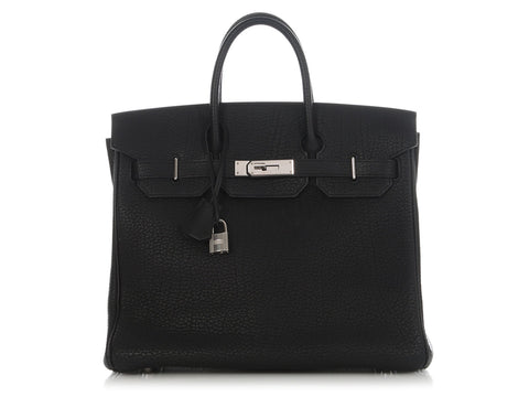 Hermès Black Togo Birkin HAC 32