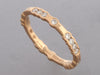 Hermès 18K Rose Gold Diamond Feston de Chaos Ring