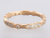 Hermès 18K Rose Gold Diamond Feston de Chaos Ring