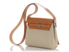 Hermès Mini Beton Toile and Vache Hunter Herbag Zip 20