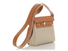 Hermès Mini Beton Toile and Vache Hunter Herbag Zip 20