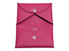 Hermès Rose Pourpre Epsom Calvi Card Holder