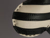 Hermès Black and White Lambskin GeeGee Savannah Bag Charm