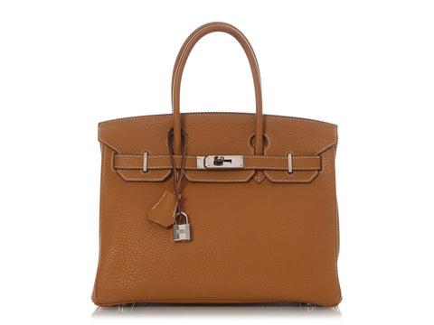 Hermès Natural Sable Fjord Birkin 30