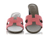 Hermes Brown and Pink Oasis Sandals