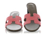 Hermes Brown and Pink Oasis Sandals