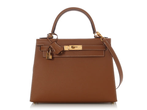 Hermès Gold Epsom Kelly 28