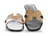 Hermès Gold Oran Sandals