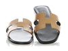 Hermès Gold Oran Sandals