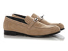 Hermès Beige and Argile Chèvre Velours Destin Loafers