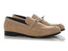 Hermès Beige and Argile Chèvre Velours Destin Loafers