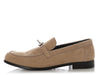 Hermès Beige and Argile Chèvre Velours Destin Loafers