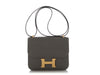 Hermès Gris Asphalt Epsom Constance Mirror 18