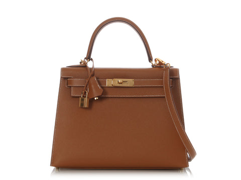 Hermès Gold Epsom Kelly 28