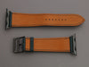 Hermès Green Swift Apple Watch Single Tour Band 46mm