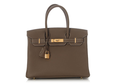 Hermès Etoupe Togo Birkin 30