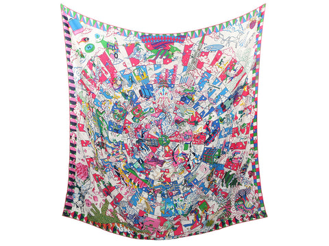 Hermès Jour de Casting Silk Scarf 70cm