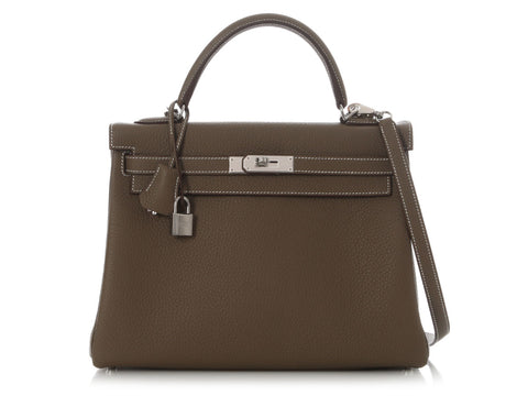Hermès Etoupe Clémence Kelly 32