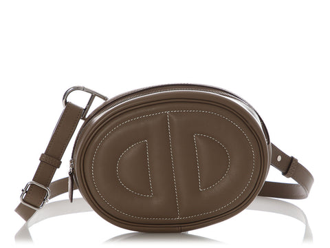 Hermès Etoupe Swift Loop Belt Bag