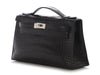 Hermès Black Matte Alligator Kelly Pochette