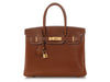 Hermès Fauve Barenia Birkin 30