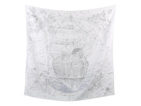 Hermès Flagship Silk Scarf 90cm