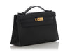 Hermès Black Swift Kelly Pochette