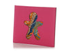Hermès Pink and Brown Chèvre Gingerbread Petit H Passport Holder