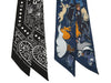 Hermès Entre Ciel et Mer Bandana and Mille et Un Lapins Silk Twilly Pair