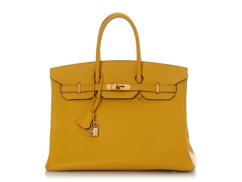 Hermès Jaune Clémence Birkin 35