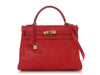 Hermès Vintage Red Swift Kelly 32