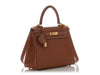 Hermès Gold Togo Kelly 25