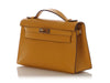 Hermès Jaune Ambre Swift Kelly Pochette