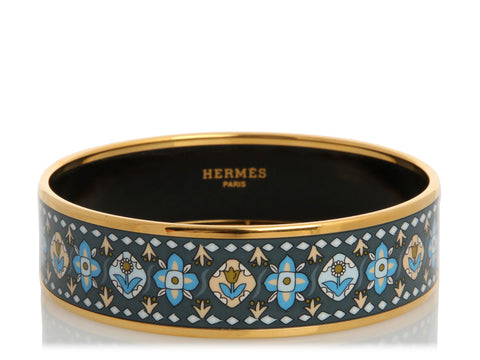 Hermès Wide Enamel Bangle