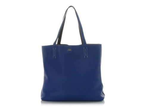 Hermès Bleu Électrique and Graphite Clémence Double Sens 36