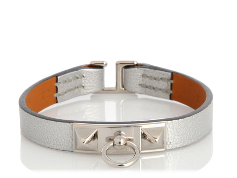 Hermès Mini Silver Chamkilight Rivale Bracelet