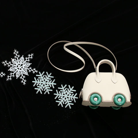 Hermès Mini Craie Epsom and Vert Vertigo Bolide on Wheels