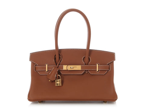 Hermès Gold Evercolor Shoulder Birkin 29