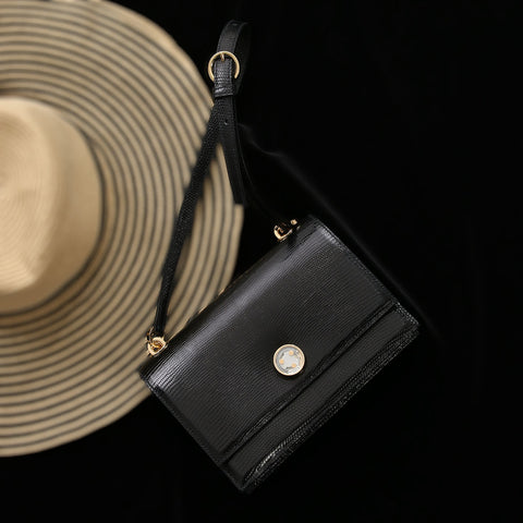 Hermès Black Lizard Minuit au Faubourg 20