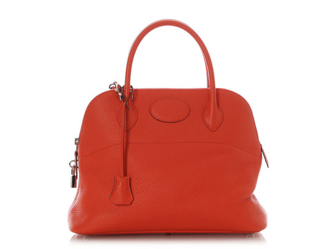 Hermès Orange Clémence Bolide 31